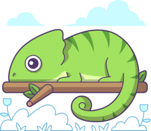 Chameleon as a metaphor for being industry-agnostic